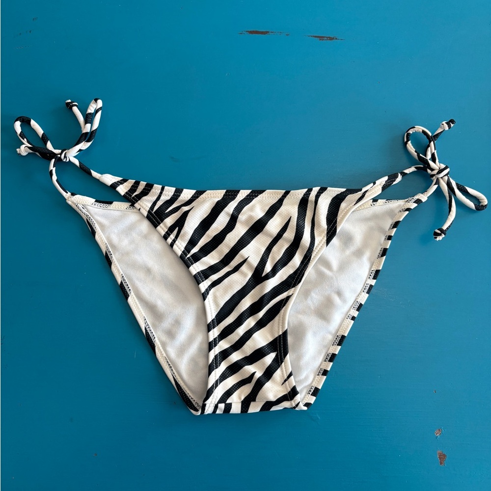 Black and White Zebra Bikini Bottom